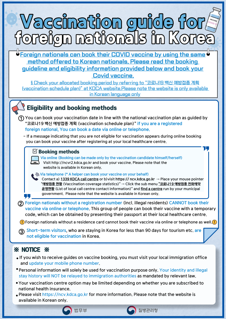 English Notification for Vaccination