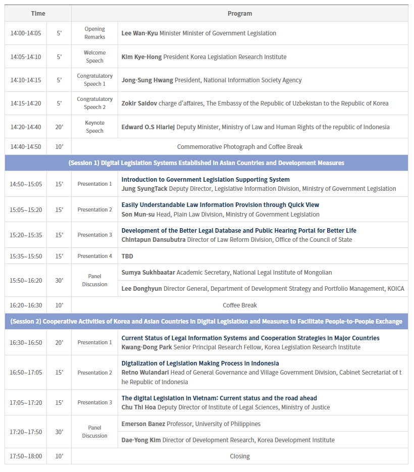 제 10회 법제 전문가 회의 영문
