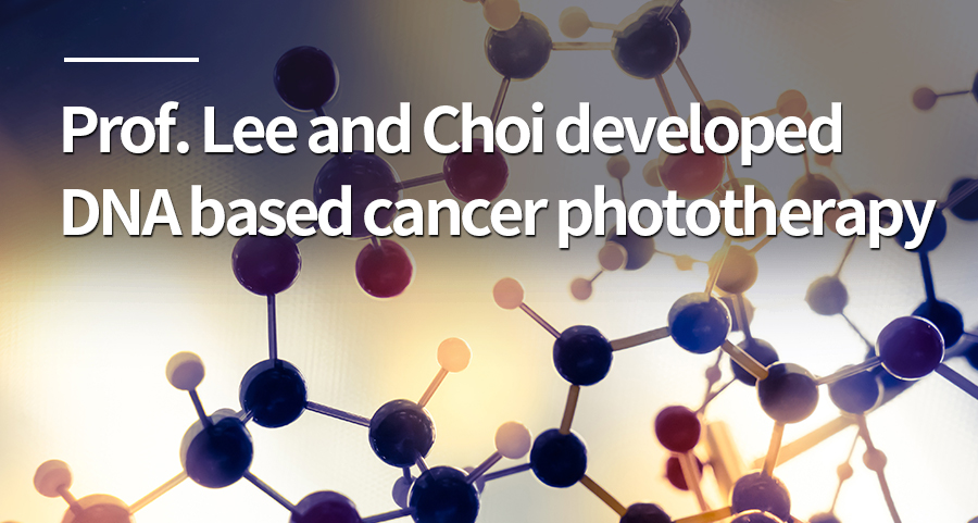 Professors Jongbeom Lee and Inhee Choi developed DNA based cancer phototherapy