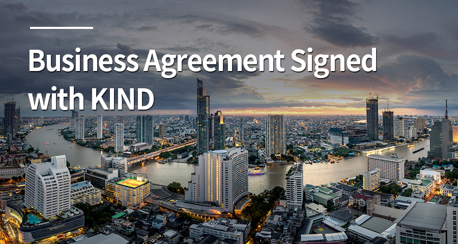 Business Agreement Signed with Korea Overseas Infrastructure & Urban Development Corporation(KIND)